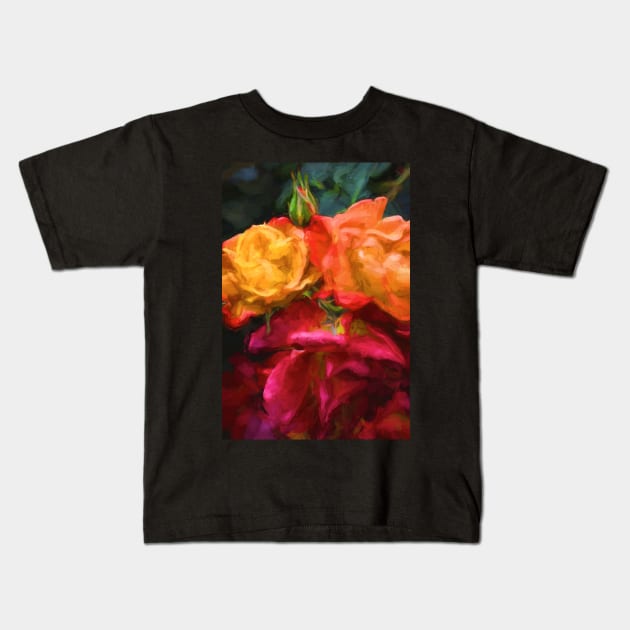 Rose 318 Kids T-Shirt by secretgardener